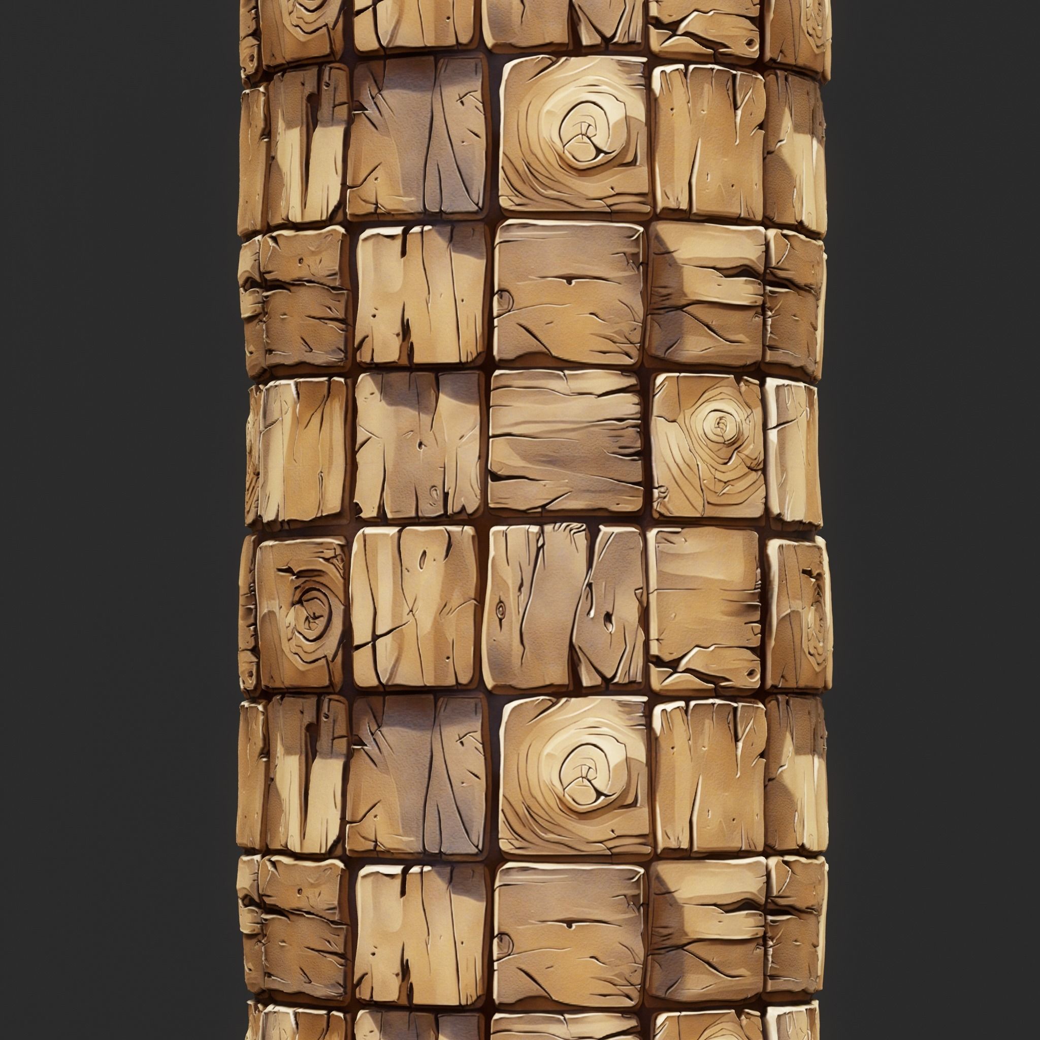  Stylized Wood Seamless Texture  Texture_6