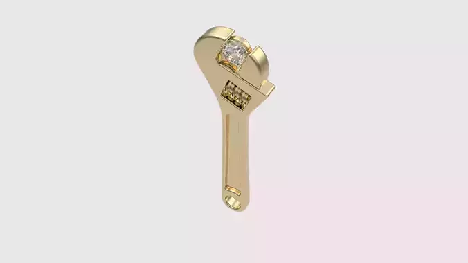 Diamond Wrench Pendant JDBCo 3D print model