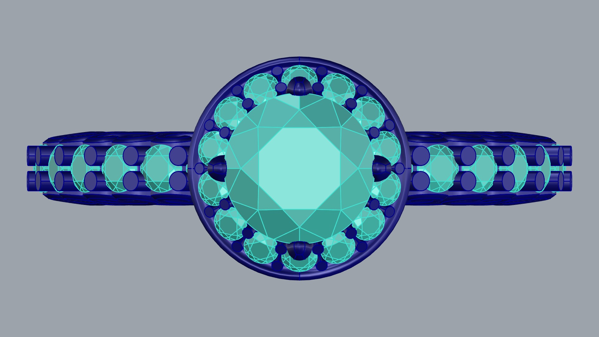 Ornate Filigree Engagement Ring JDBCo 3D print model_7