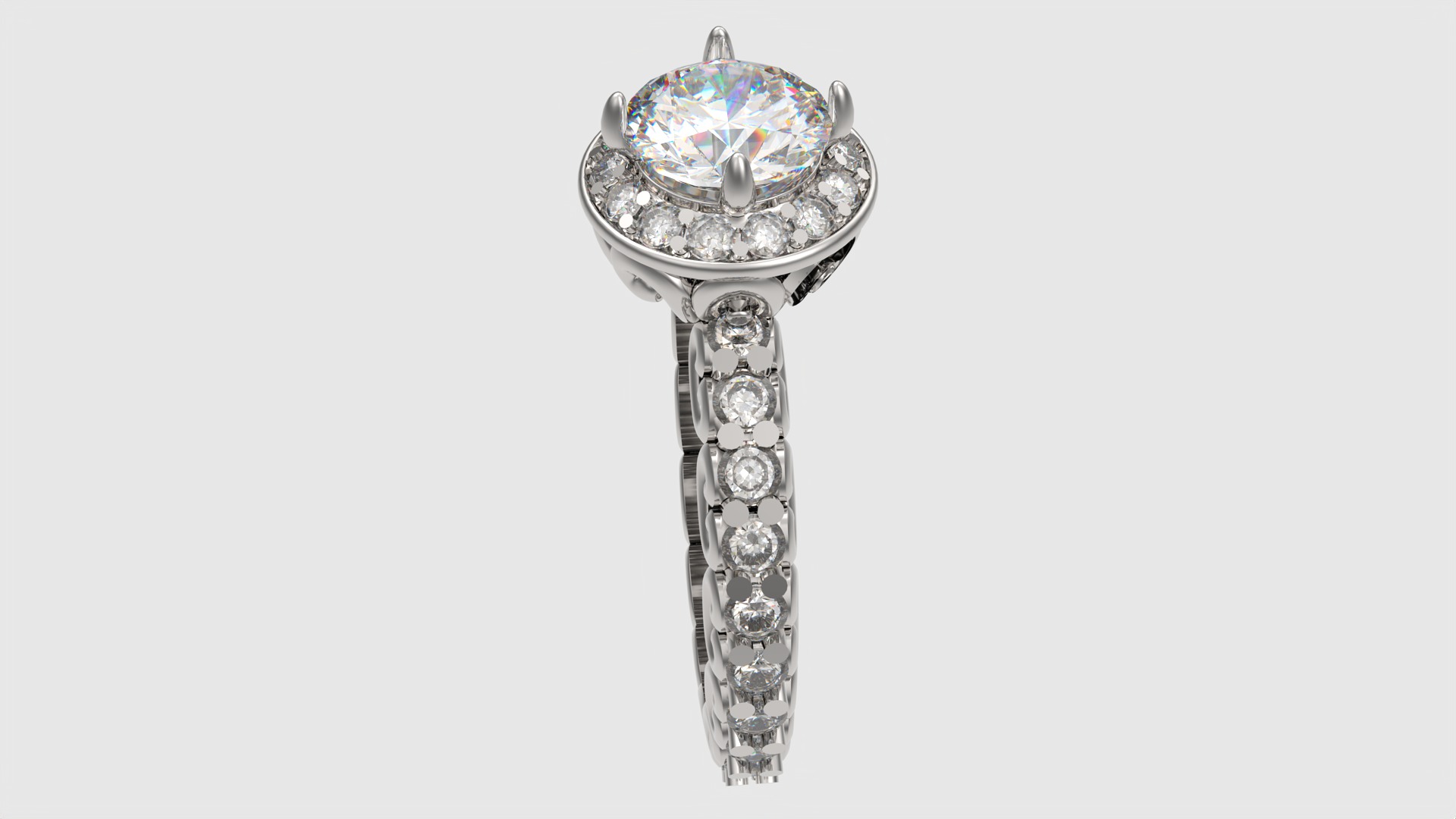 Ornate Filigree Engagement Ring JDBCo 3D print model_37