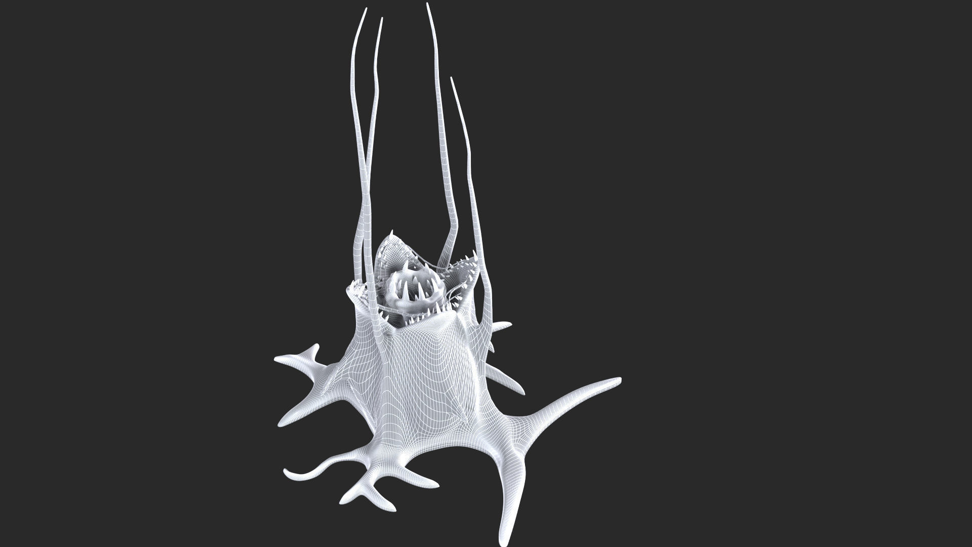 Plant monster  3D model_7