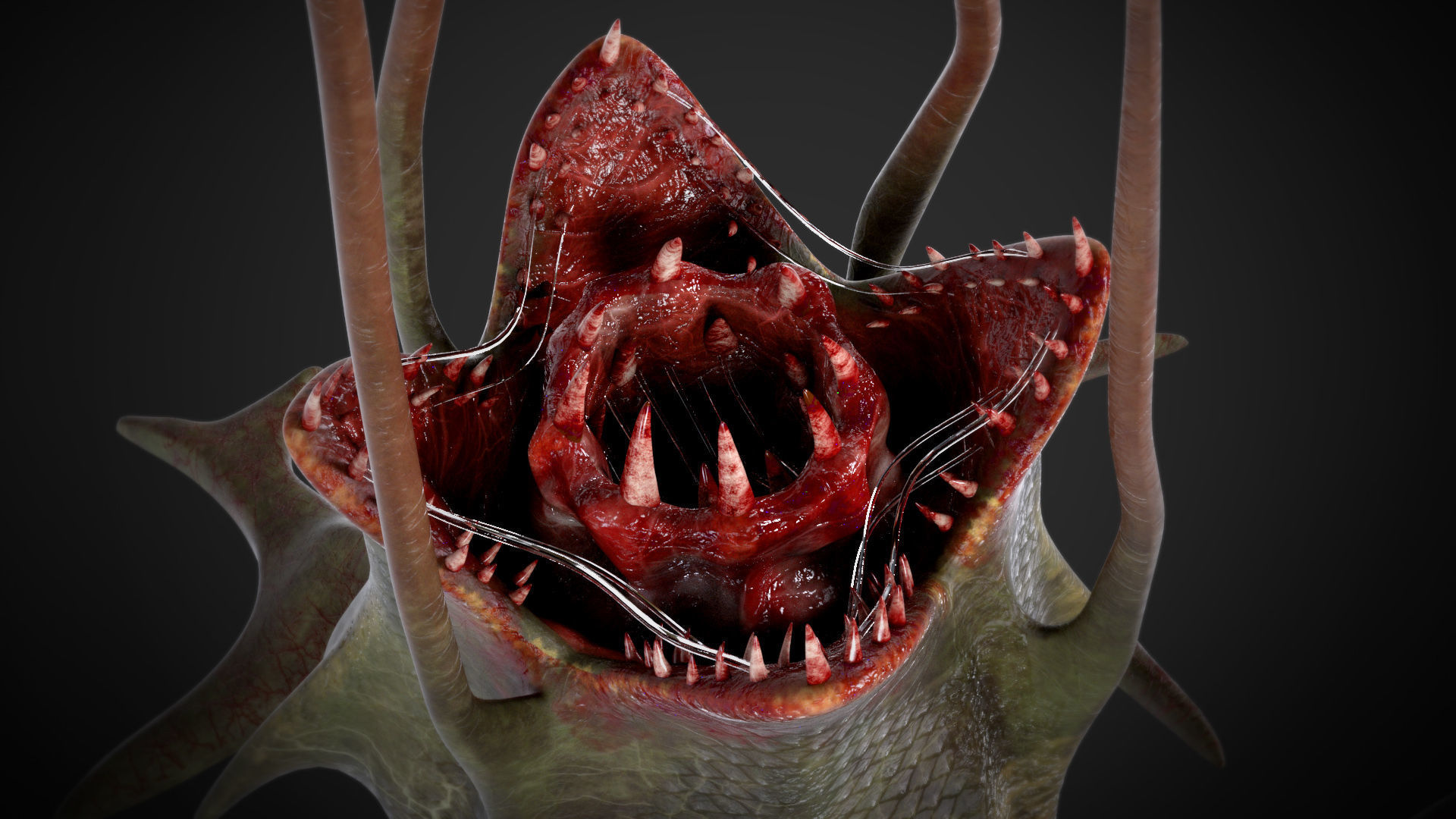 Plant monster  3D model_1