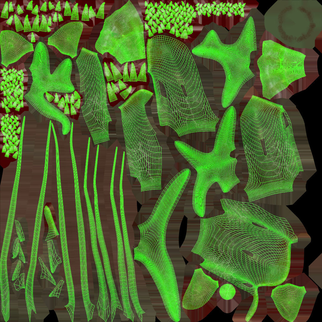 Plant monster  3D model_5