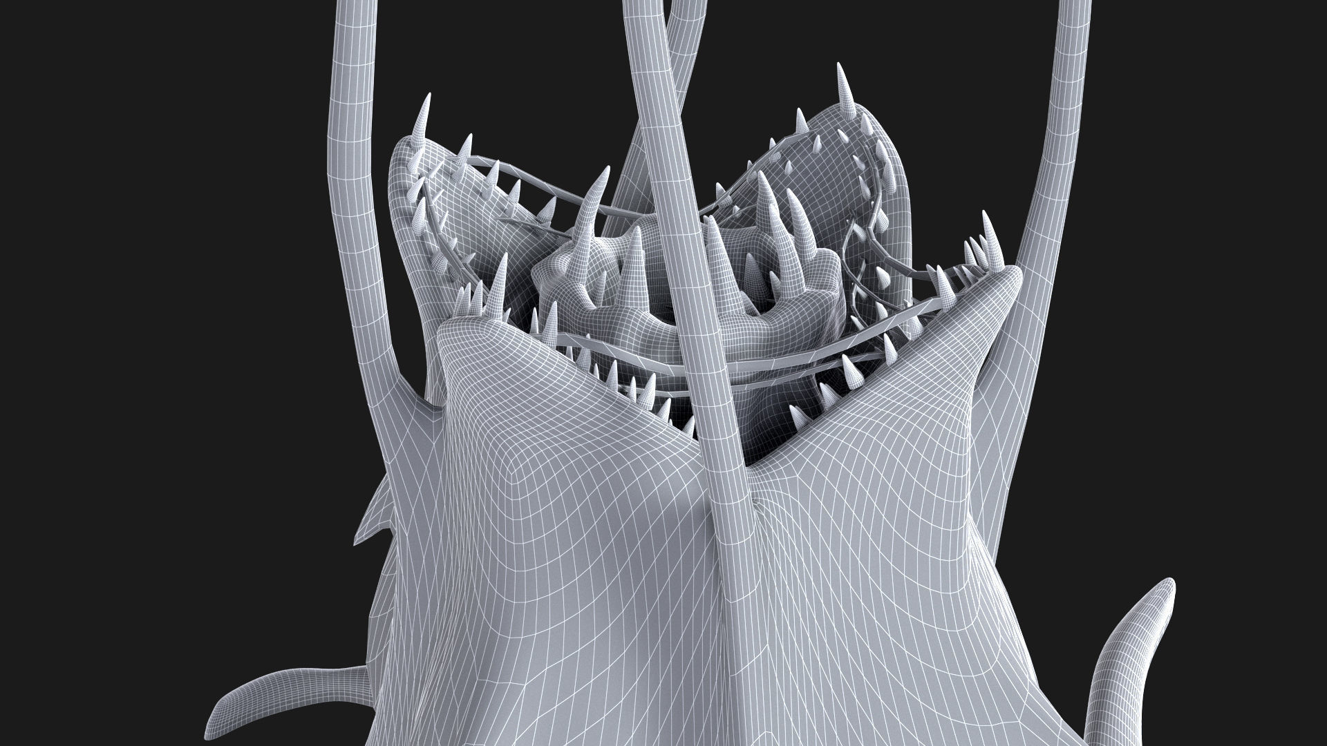 Plant monster  3D model_6