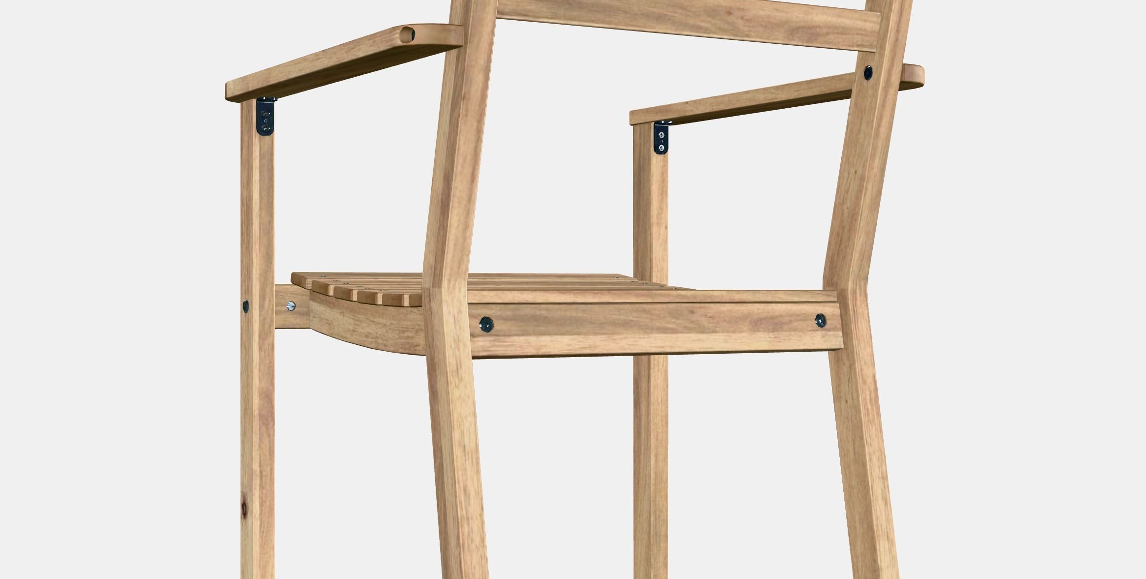 ASKHOLMEN armchairoutside Low-poly 3D model_3