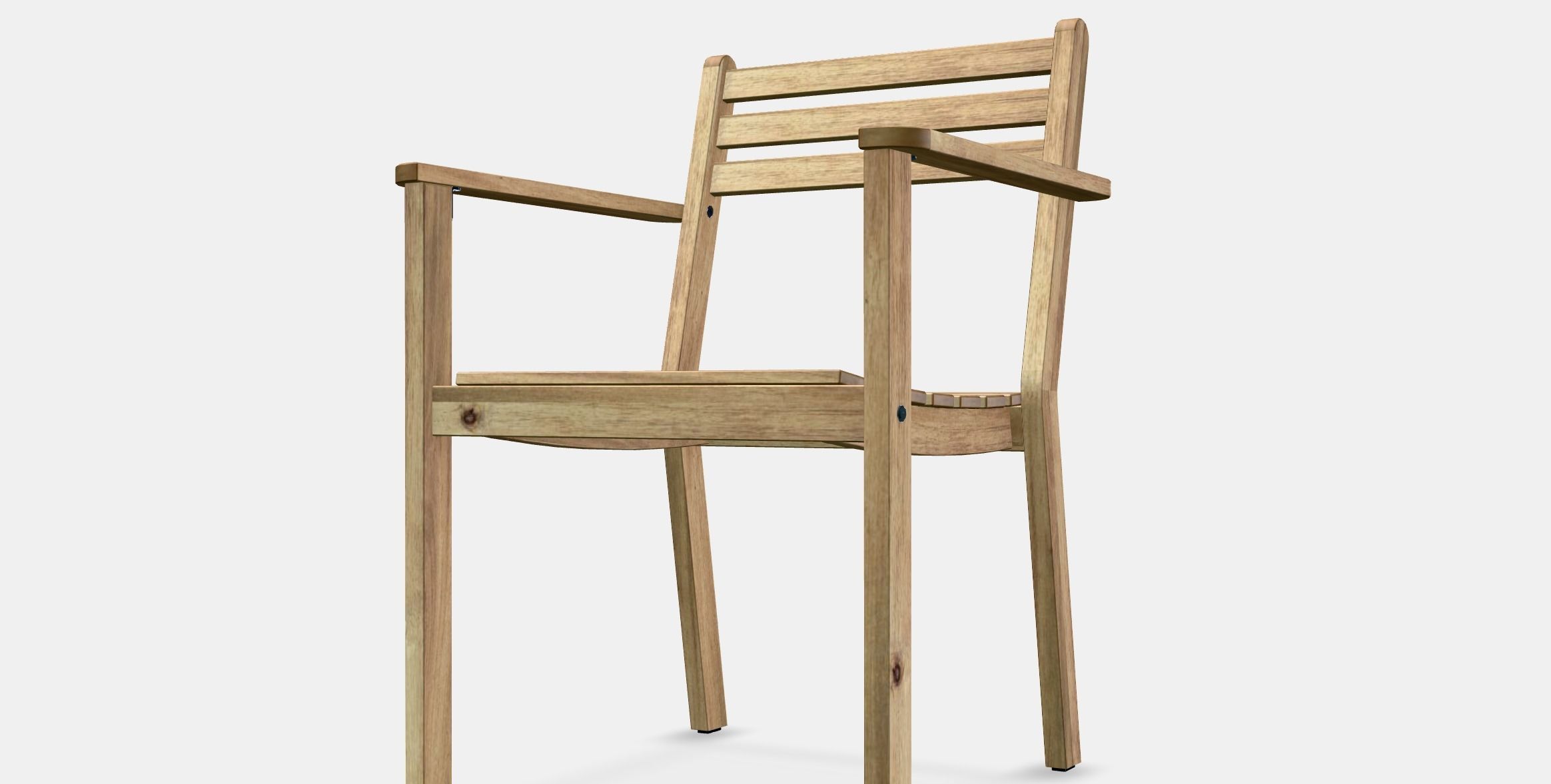 ASKHOLMEN armchairoutside Low-poly 3D model_13