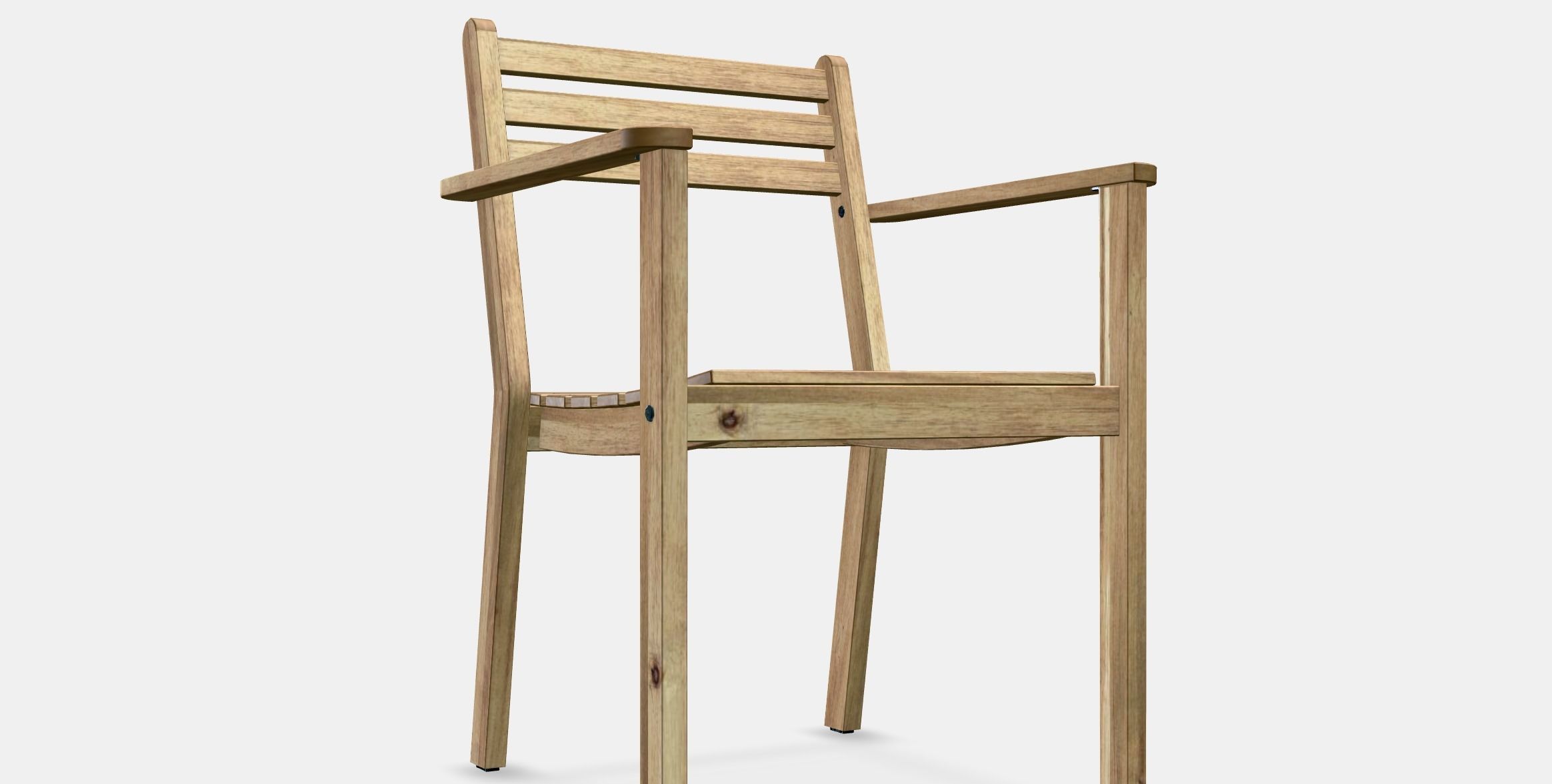 ASKHOLMEN armchairoutside Low-poly 3D model_10