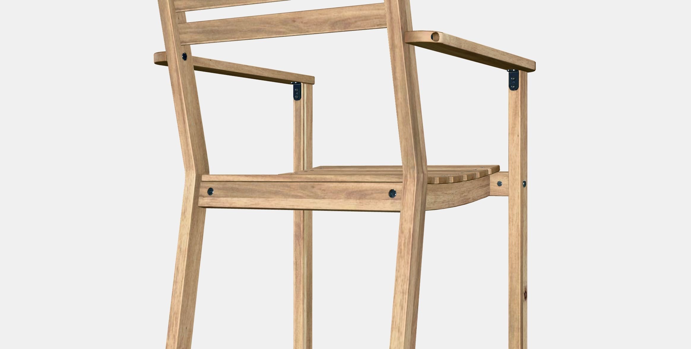 ASKHOLMEN armchairoutside Low-poly 3D model_4