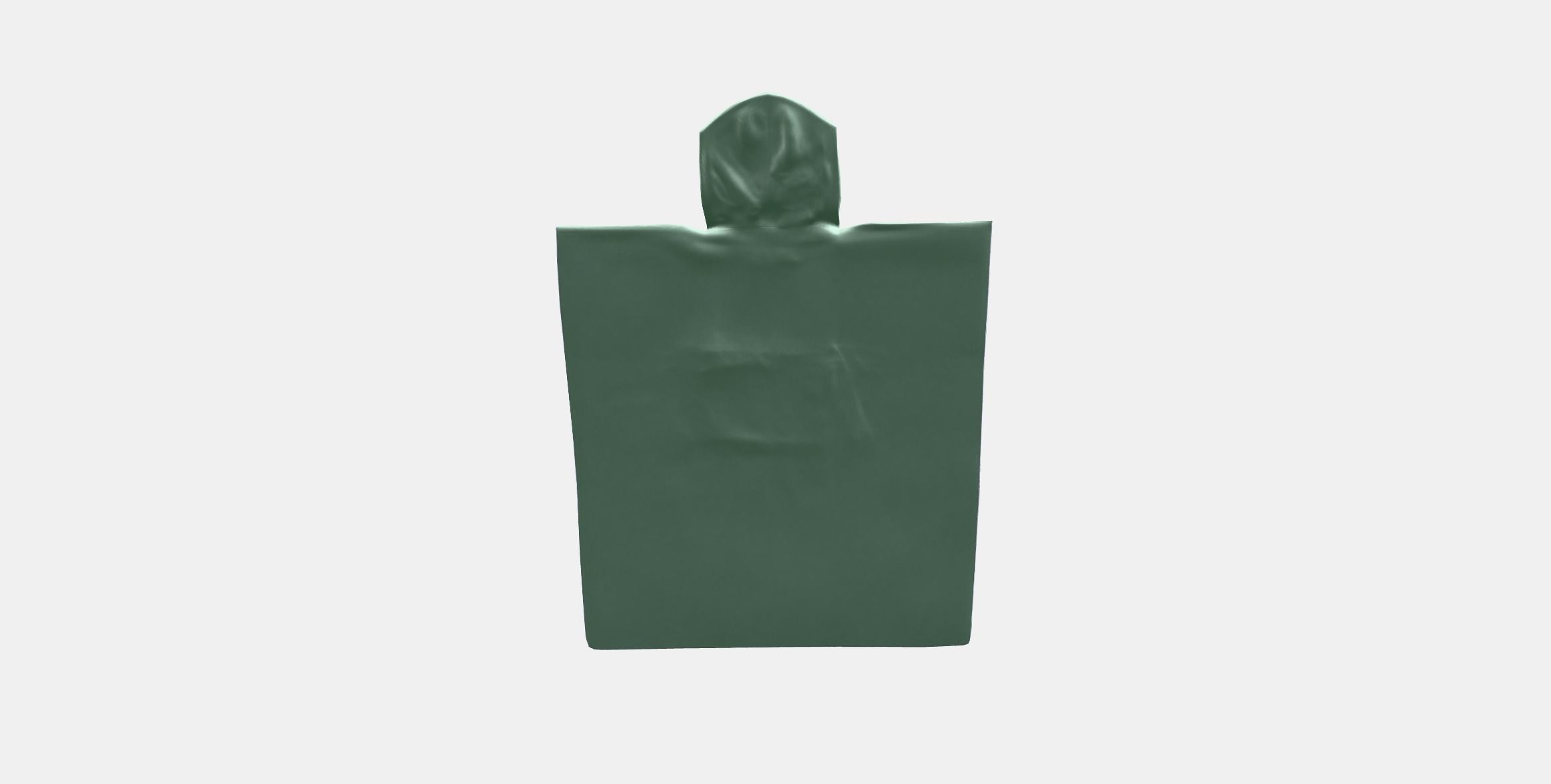 DAJLIEN bathing poncho with hood Low-poly 3D model_6