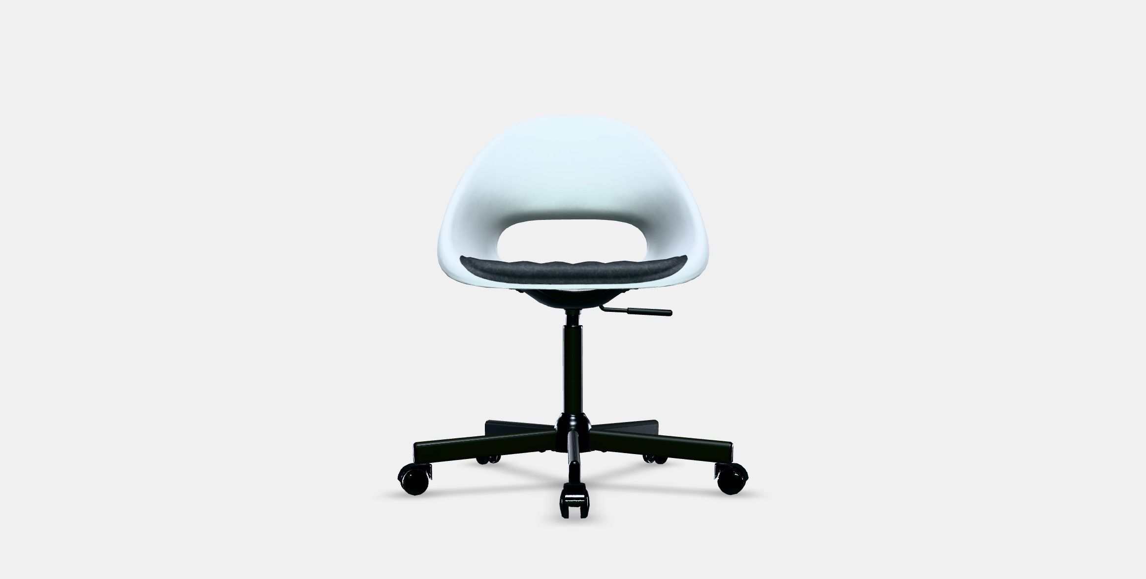 LOBERGET  MALSKAR Swivel chair  cushion Low-poly 3D model_10