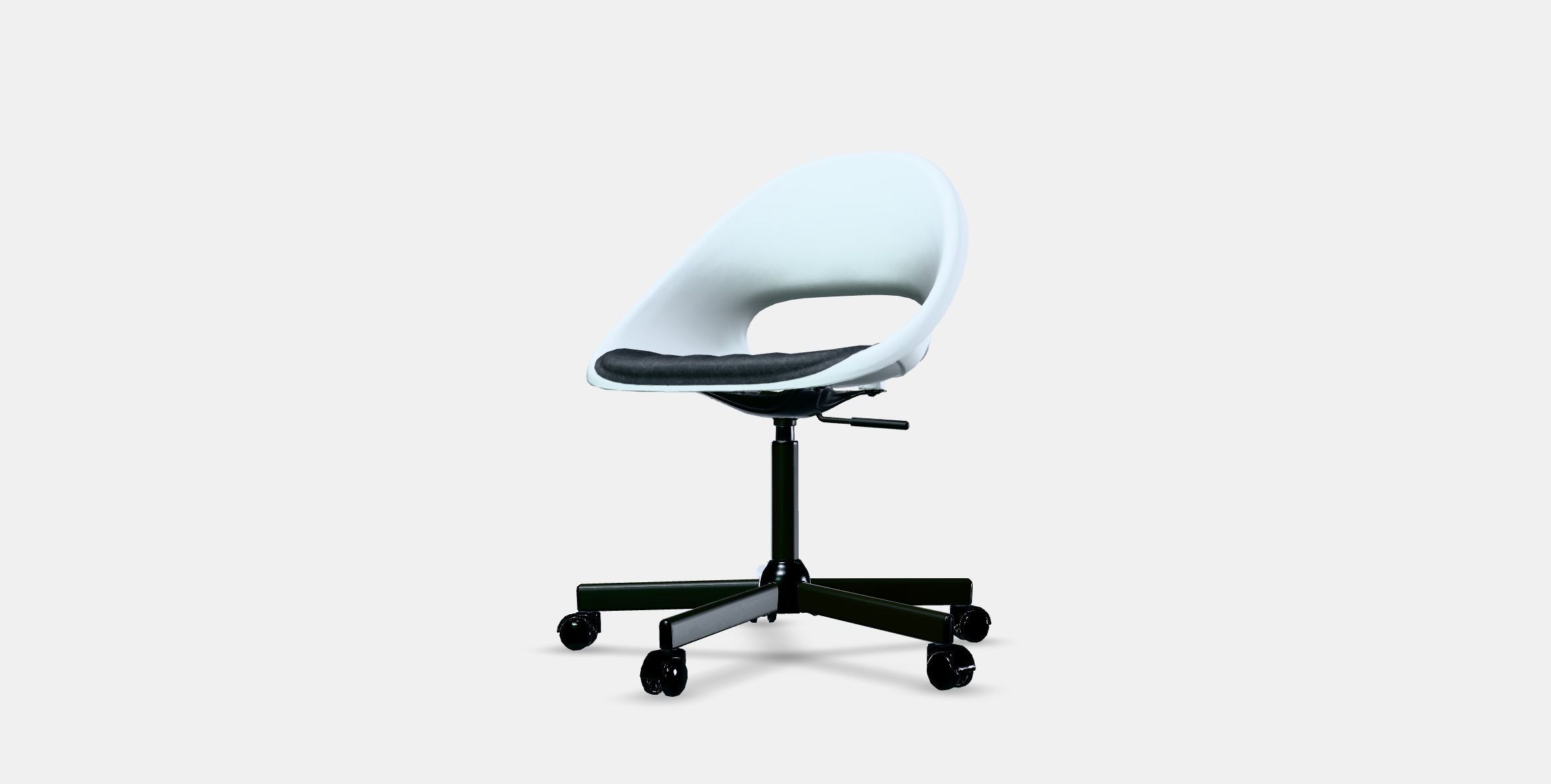 LOBERGET  MALSKAR Swivel chair  cushion Low-poly 3D model_12