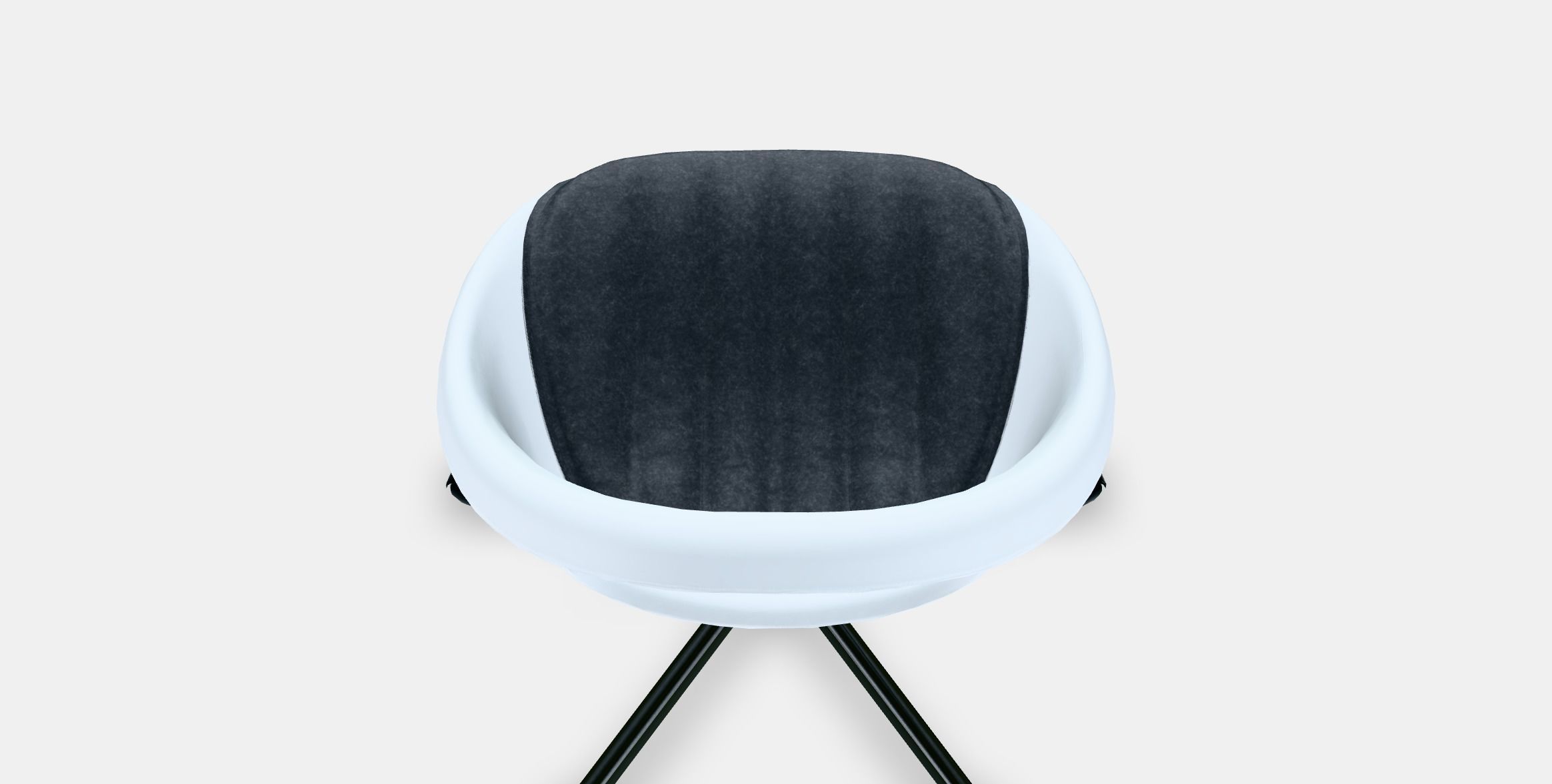 LOBERGET  MALSKAR Swivel chair  cushion Low-poly 3D model_4