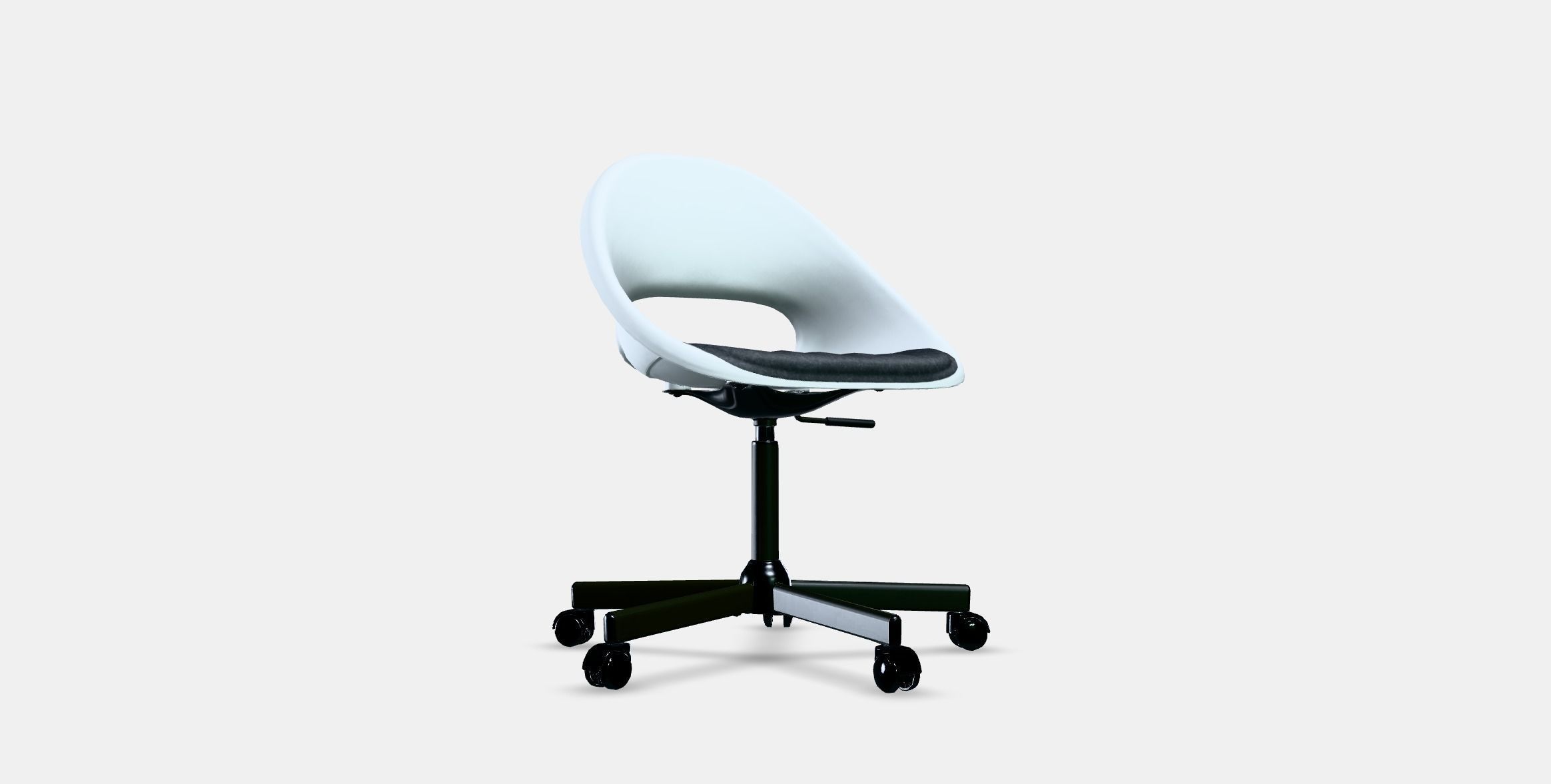 LOBERGET  MALSKAR Swivel chair  cushion Low-poly 3D model_2