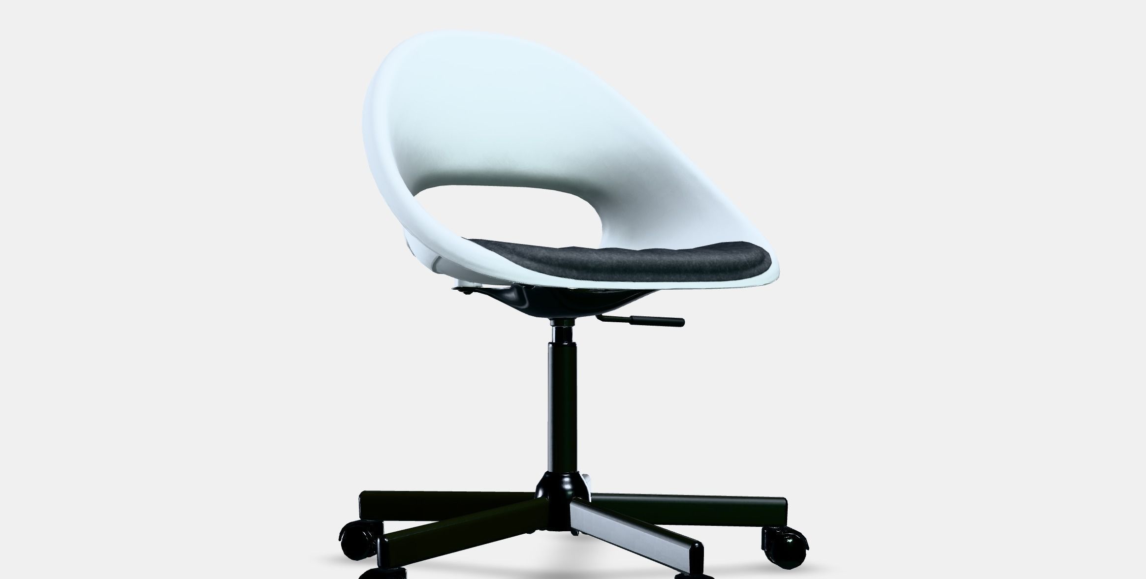 LOBERGET  MALSKAR Swivel chair  cushion Low-poly 3D model_9