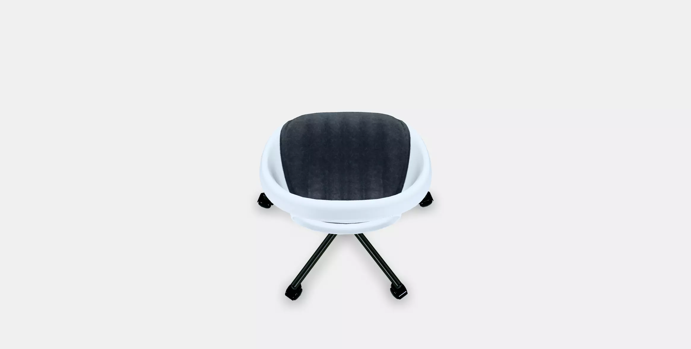 LOBERGET  MALSKAR Swivel chair  cushion Low-poly 3D model_0