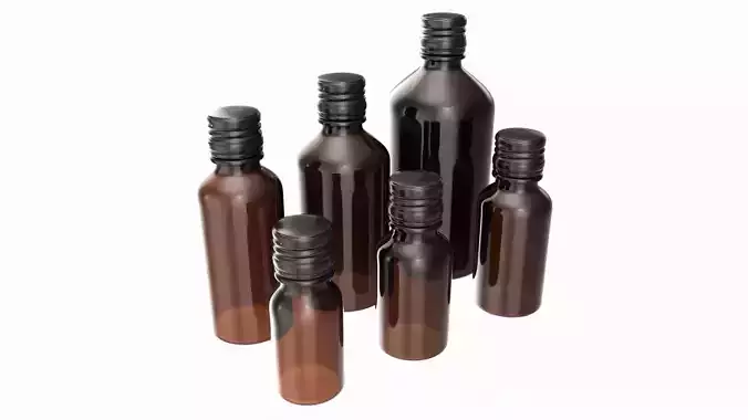 Bottles 6 Set Vitamin and Sport Nutrition
