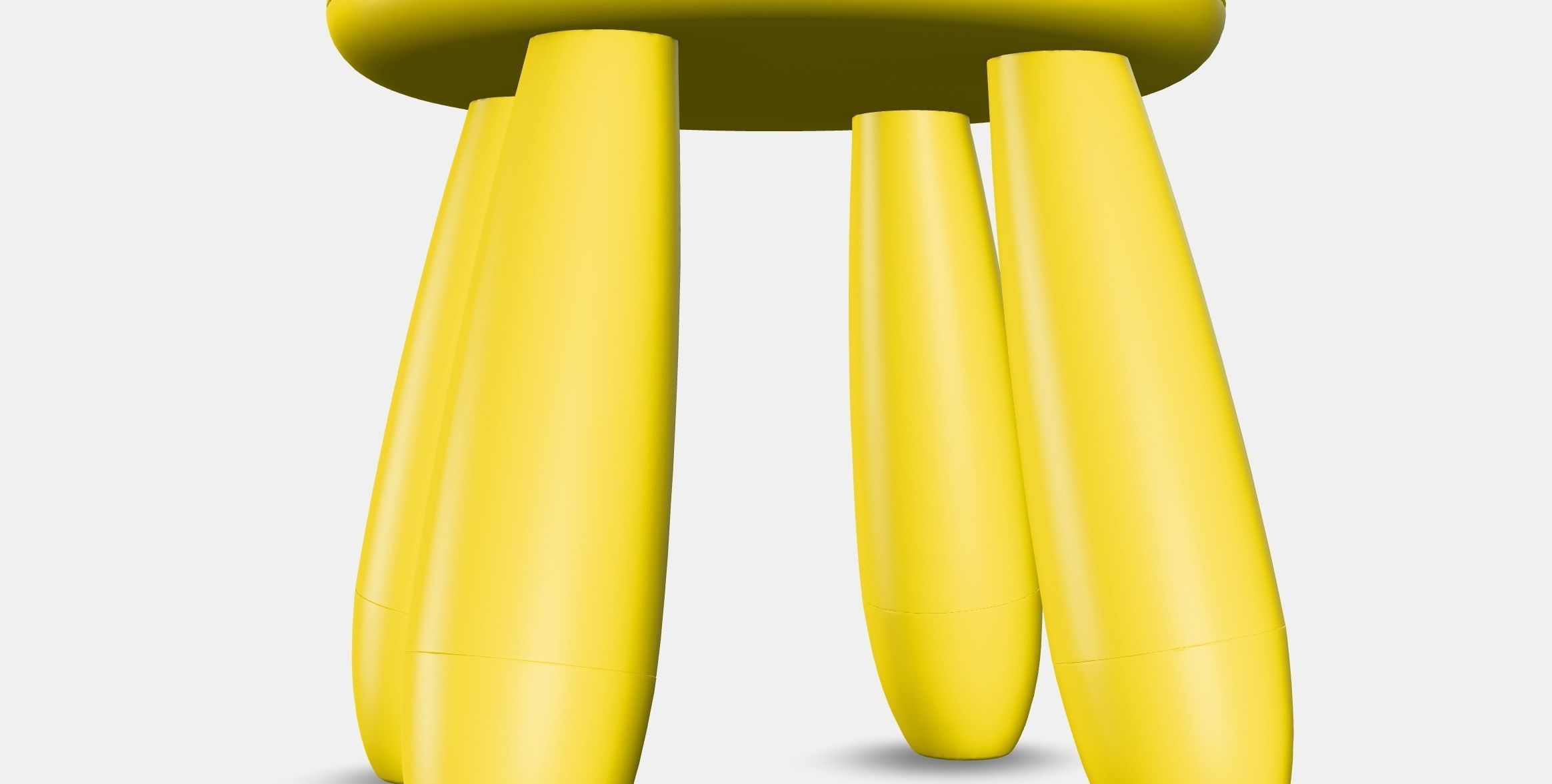 MAMMUT childrens stool Low-poly 3D model_6