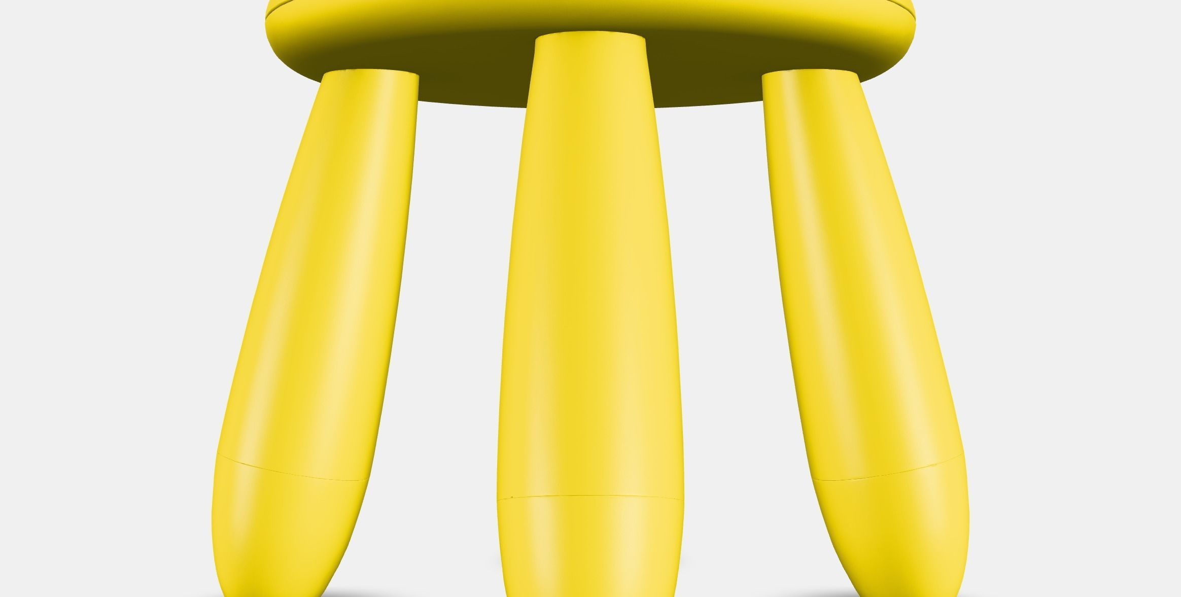 MAMMUT childrens stool Low-poly 3D model_14