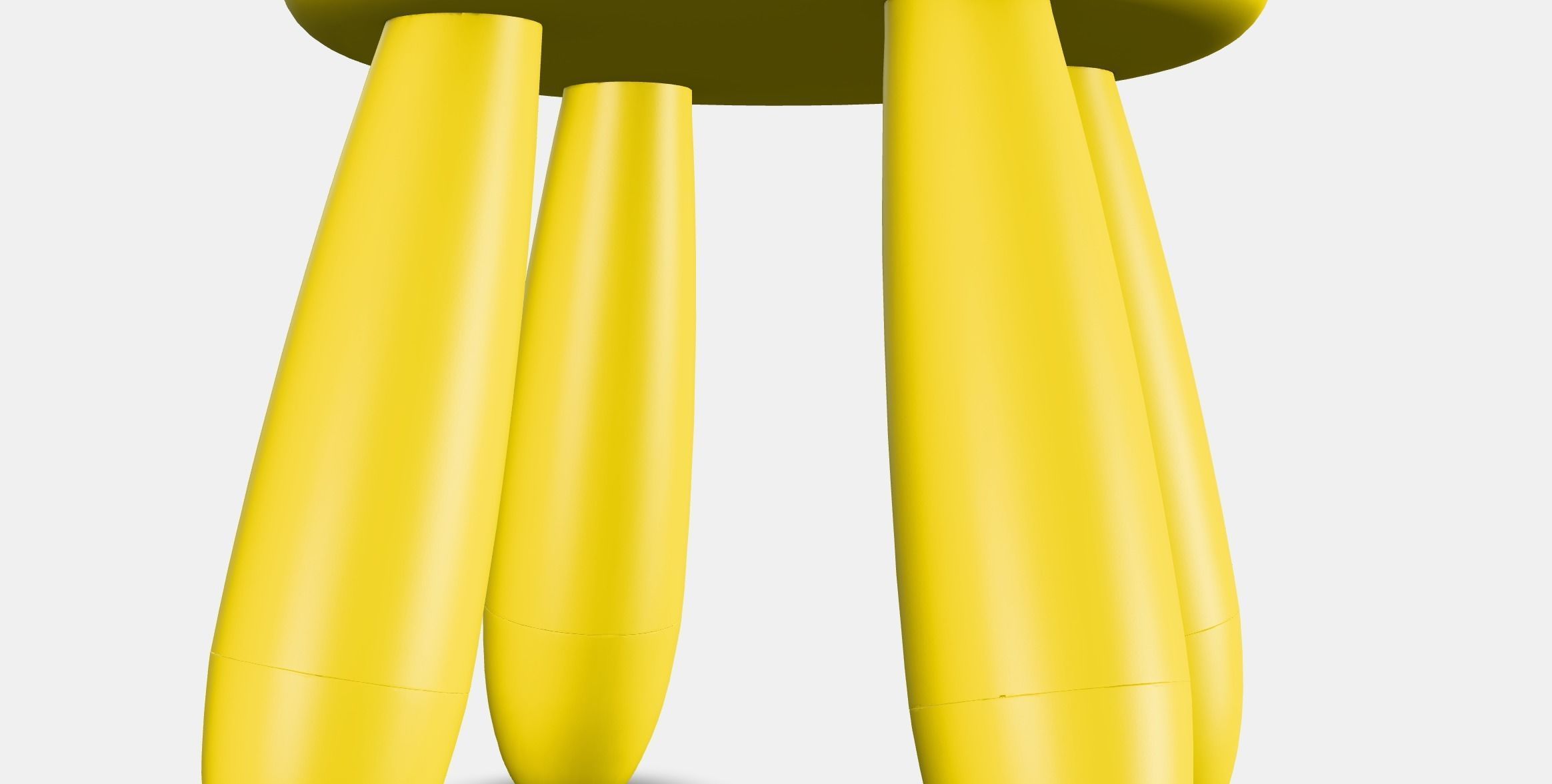 MAMMUT childrens stool Low-poly 3D model_3