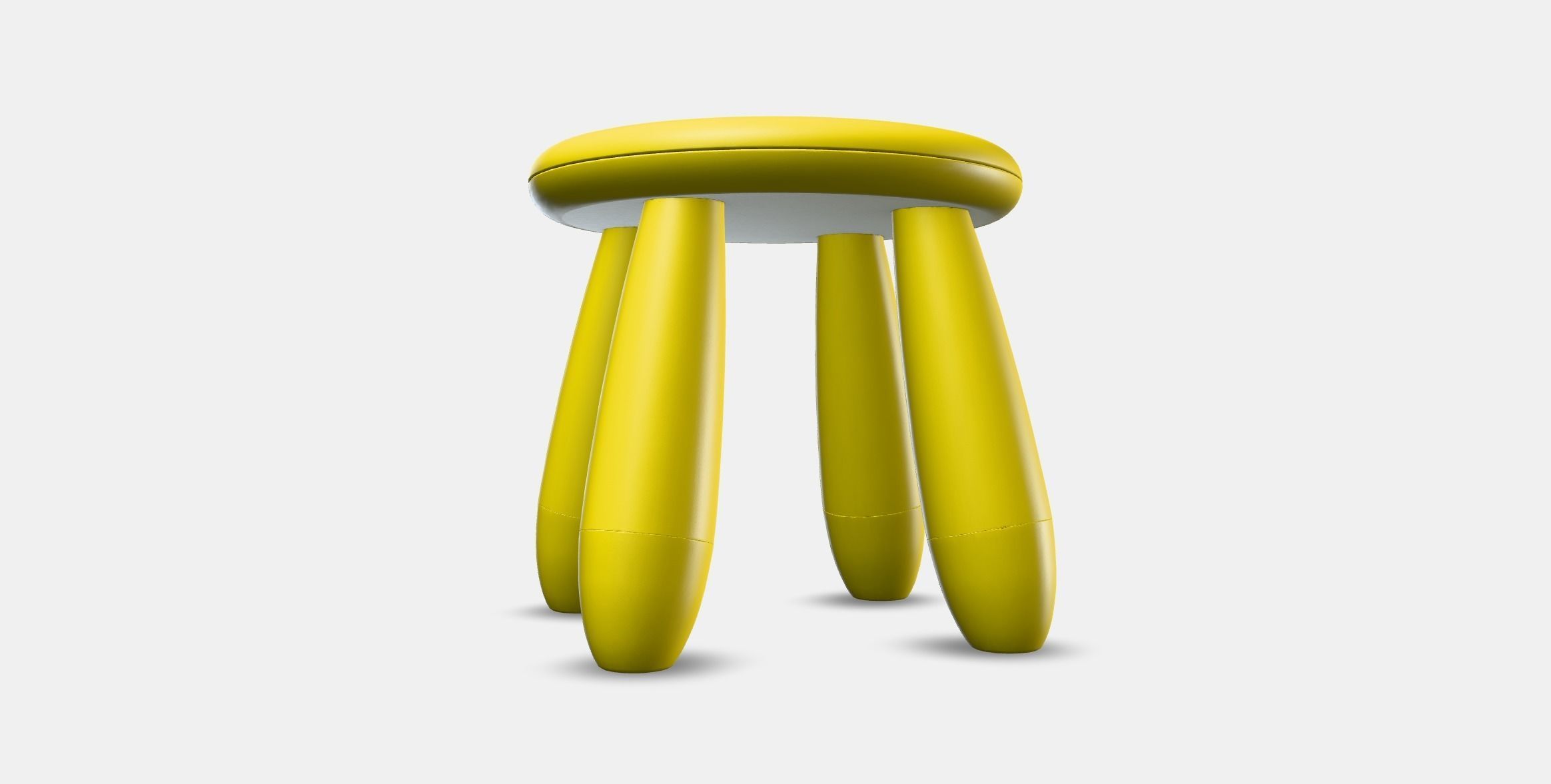 MAMMUT childrens stool Low-poly 3D model_12