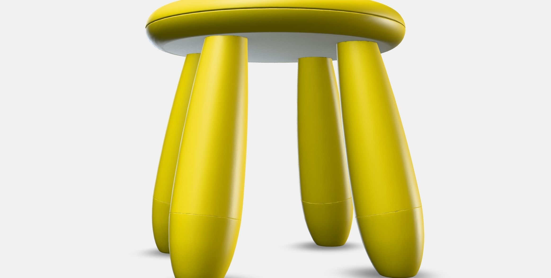 MAMMUT childrens stool Low-poly 3D model_16
