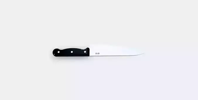 VARDAGEN Cooks knife Low-poly 3D model
