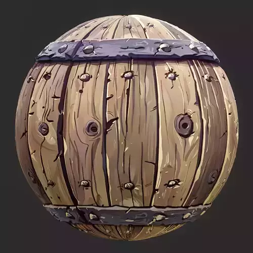 Stylized Wood Seamless Texture
