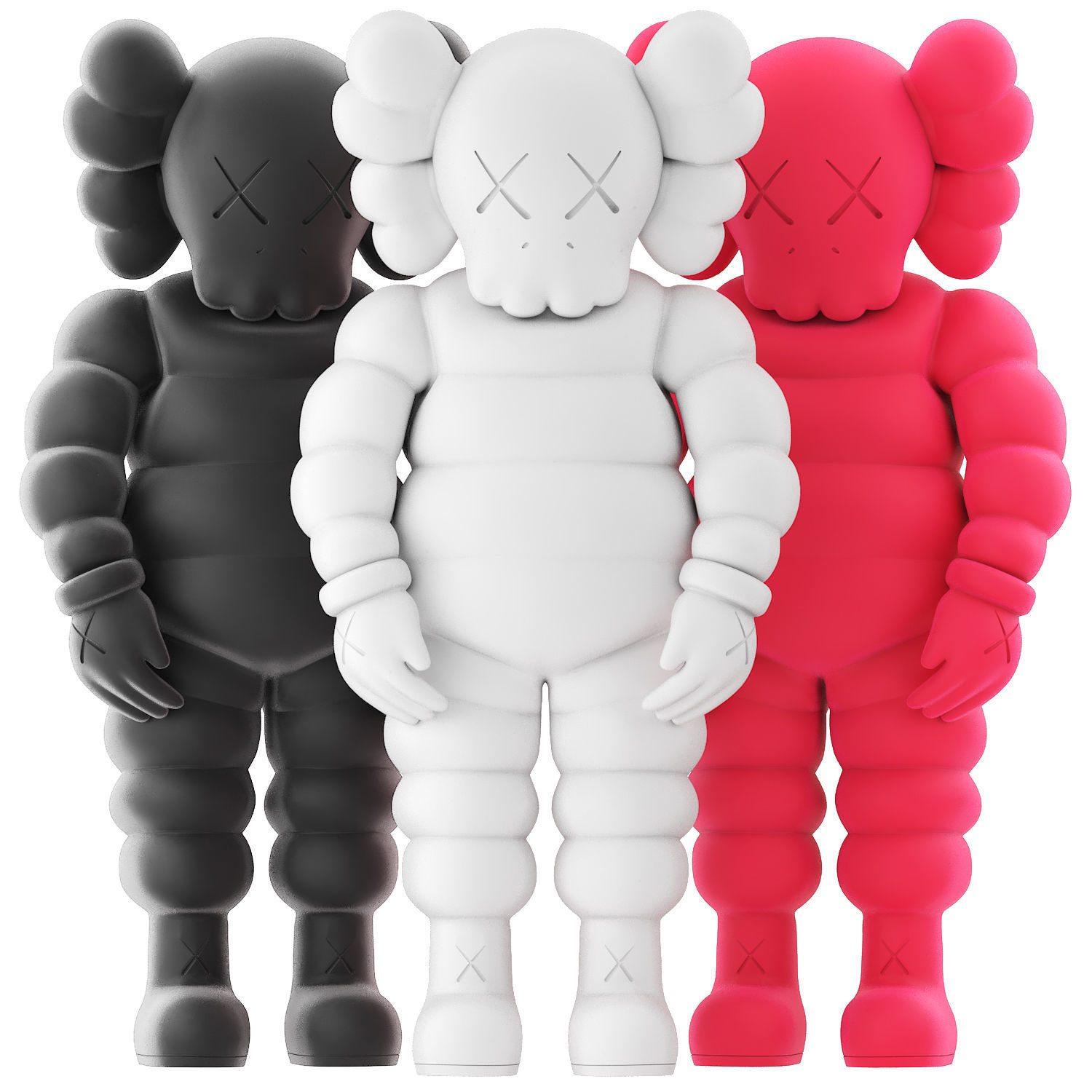 kaws chum collection 3D model_1