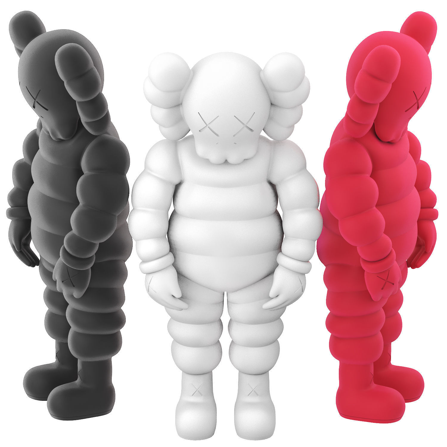 kaws chum collection 3D model_2