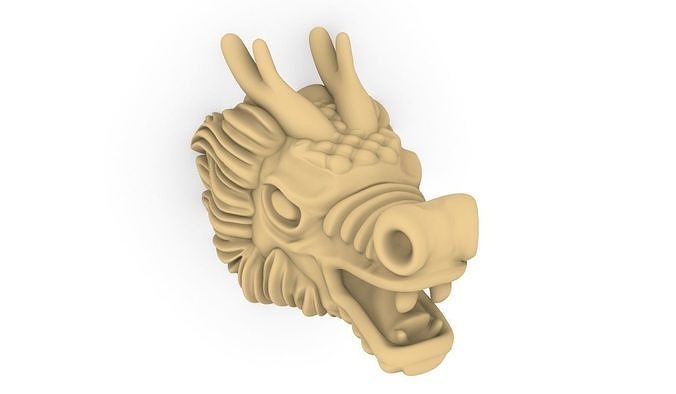 Dragon head 3d print 3D print model