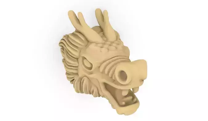 Dragon head 3d print