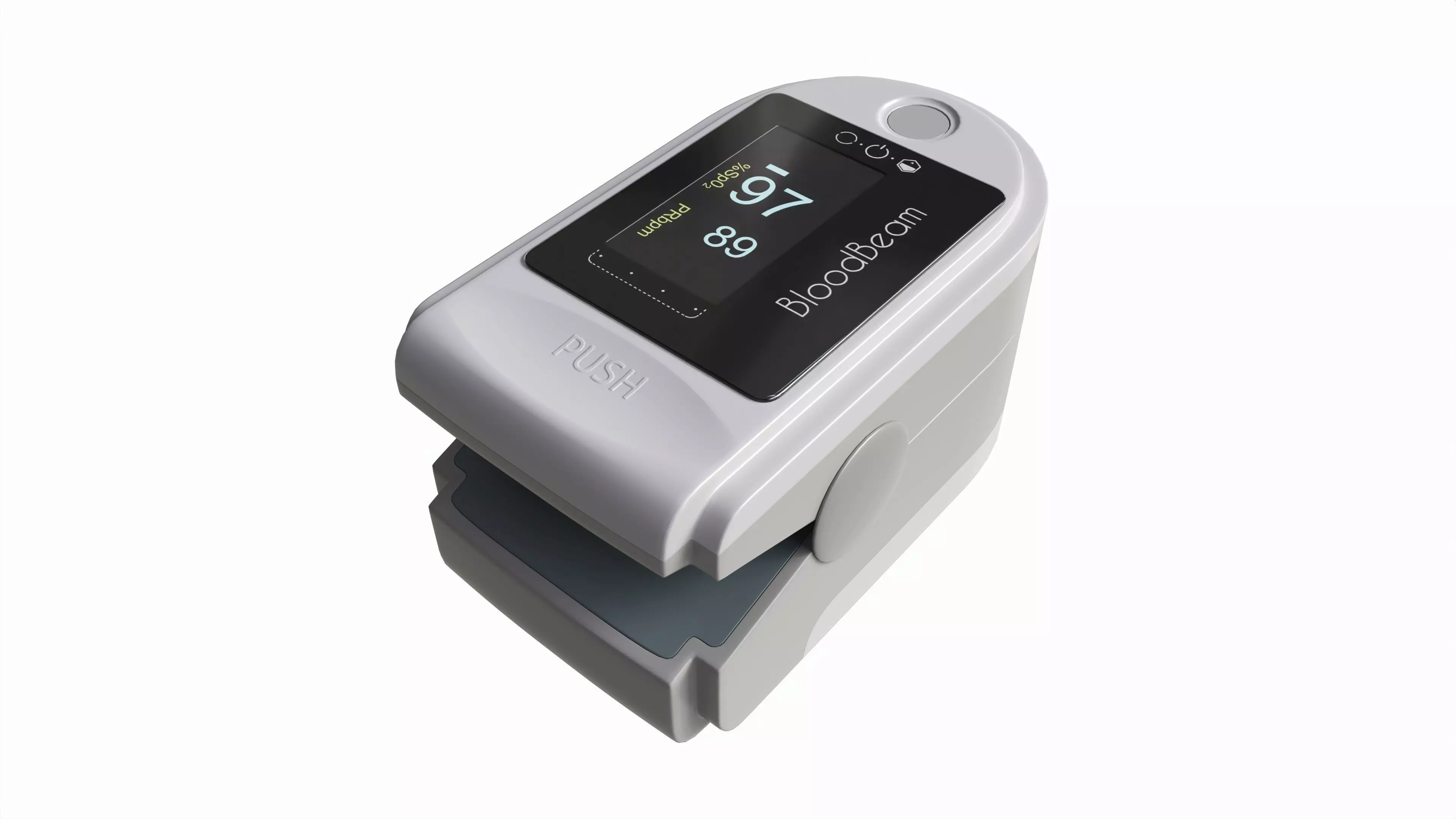 Fingertip Pulse Oximeter 3D model_0