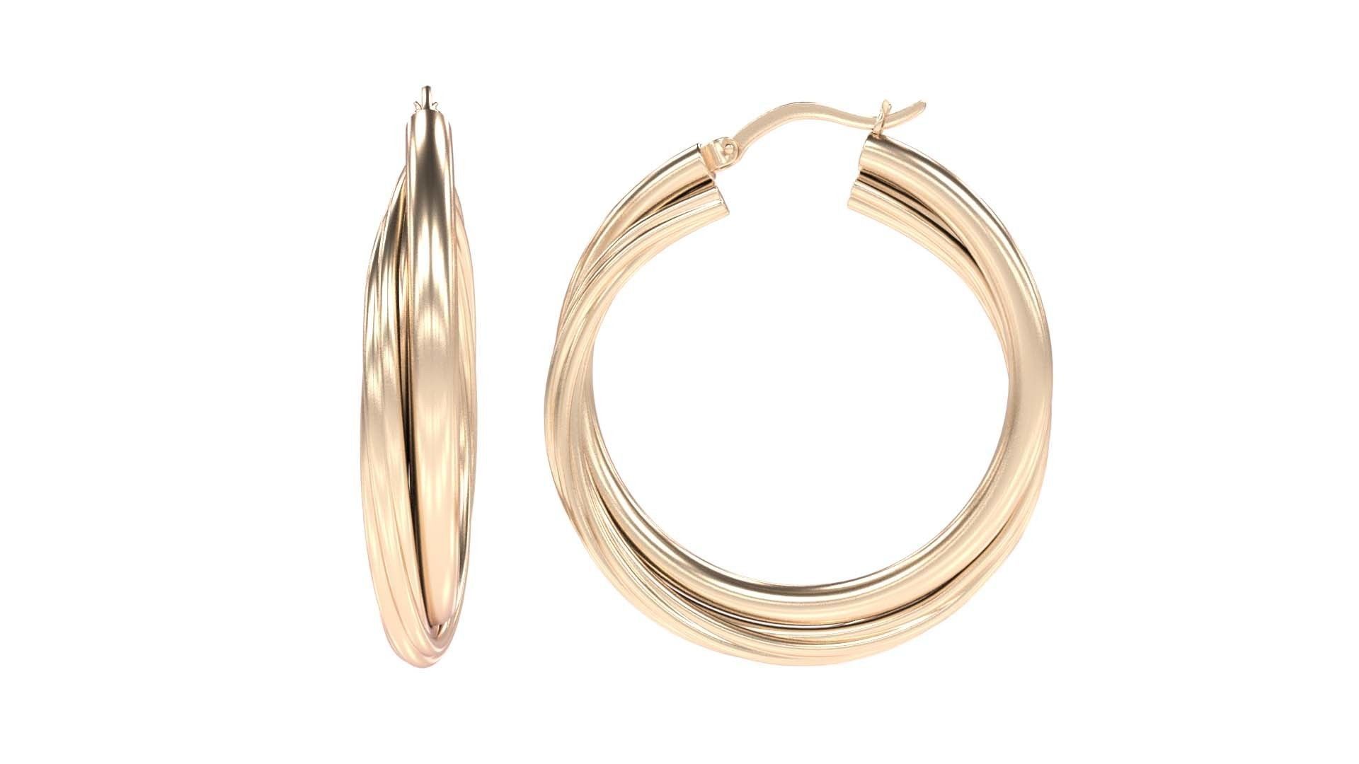 Earring Free 3D model_3