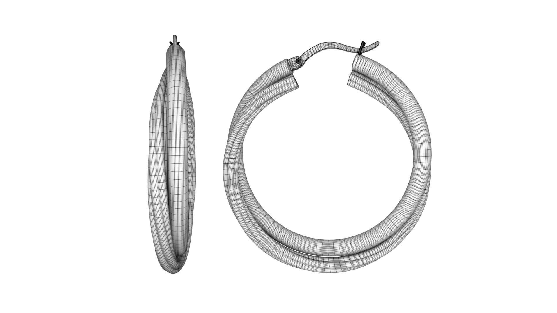 Earring Free 3D model_5