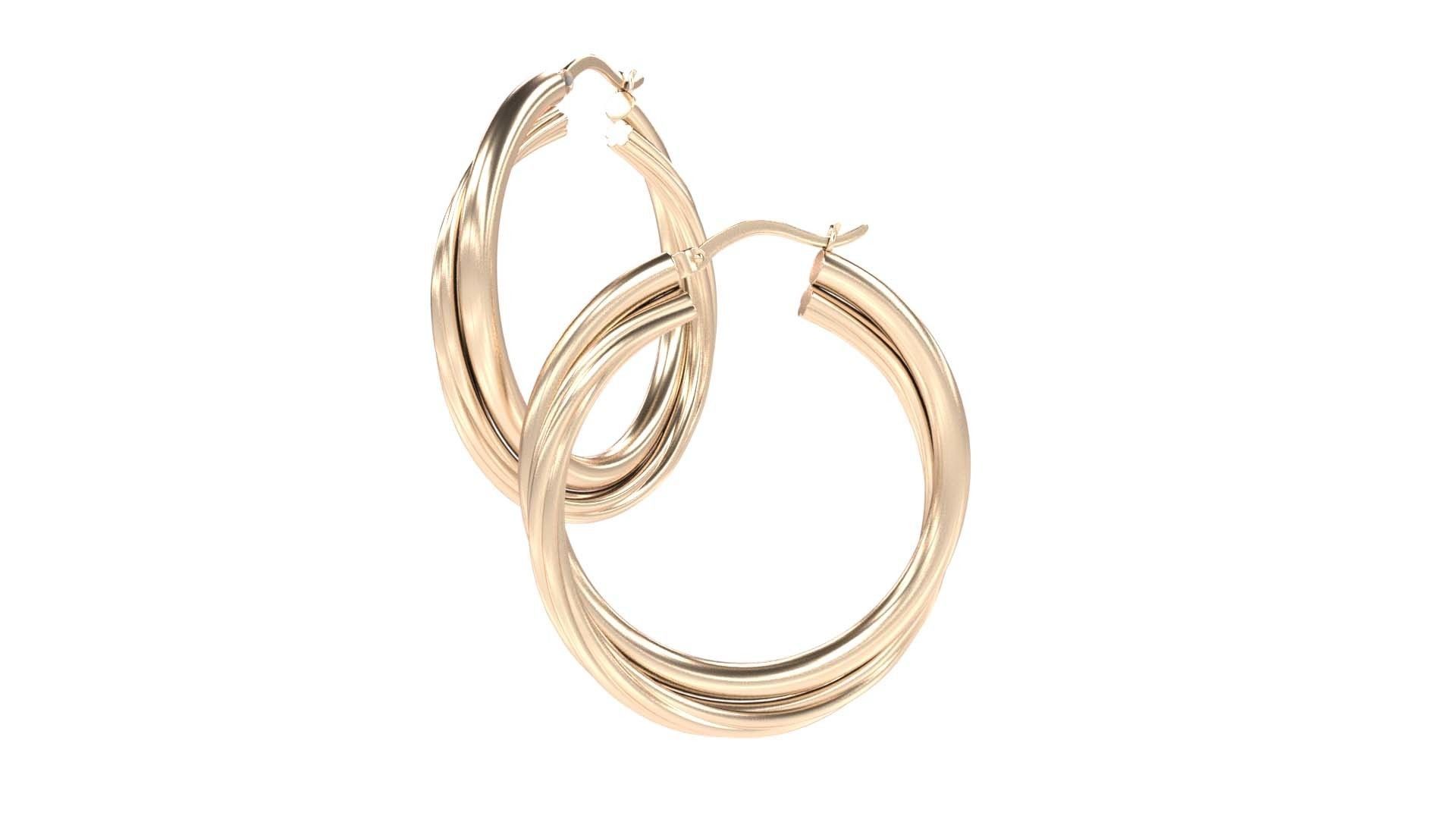 Earring Free 3D model_2