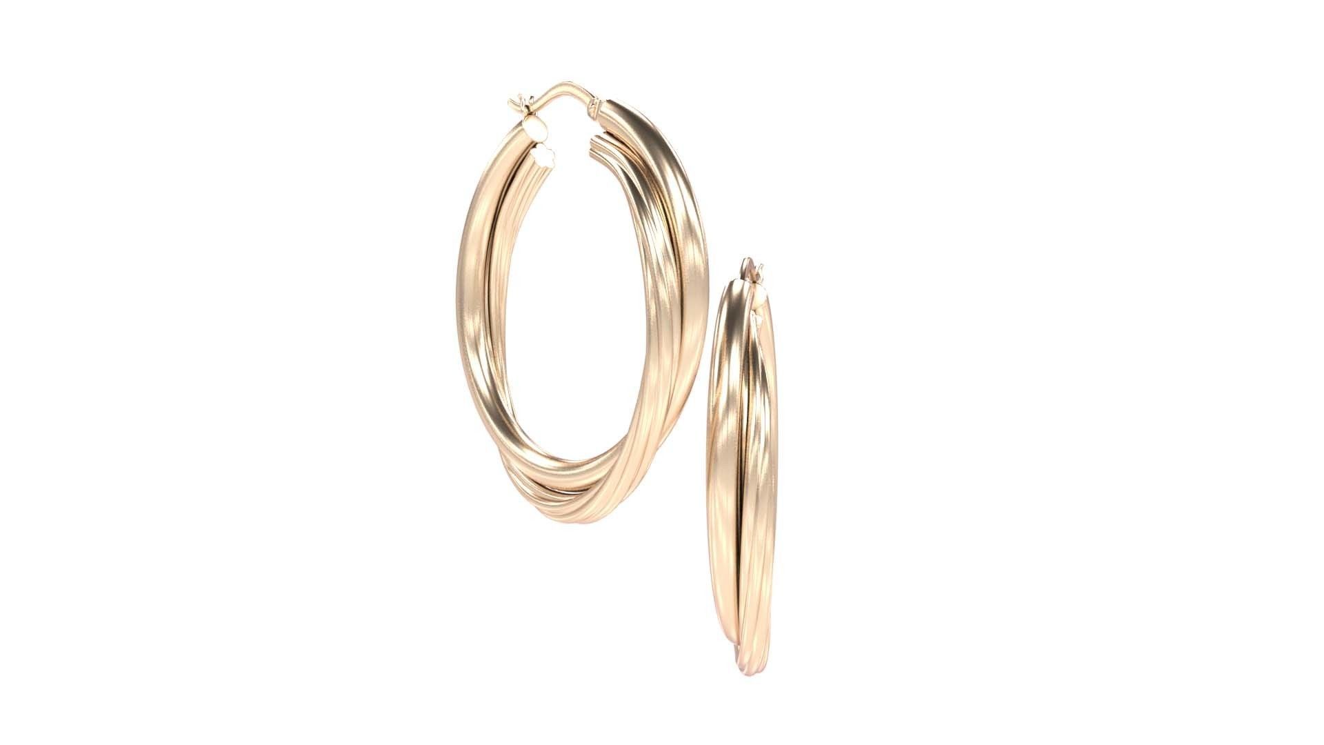 Earring Free 3D model_1