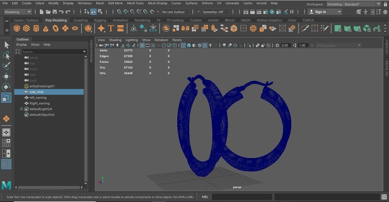 Earring Free 3D model_6