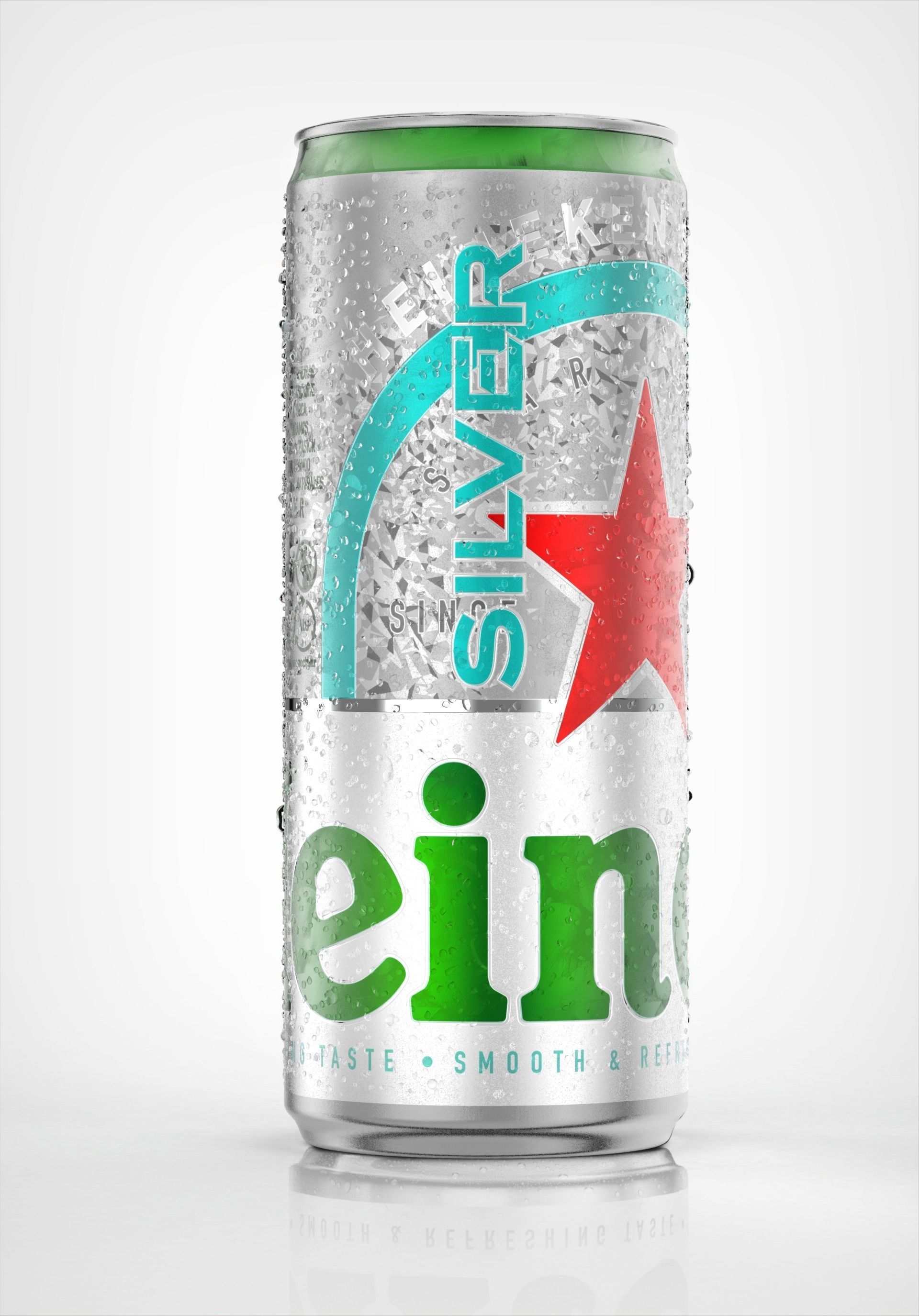 Heineken Silver Can 3D model 3D model_7