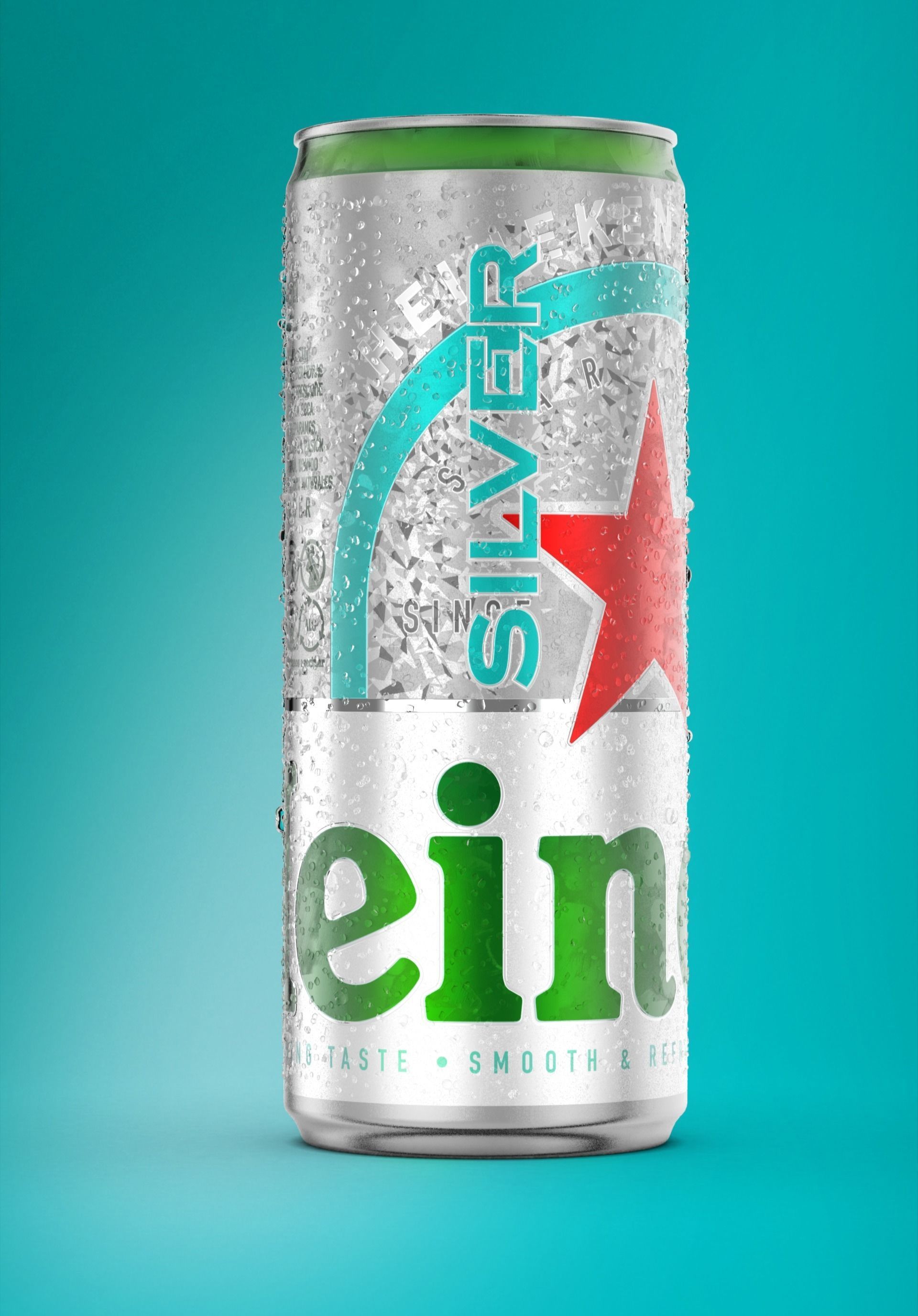 Heineken Silver Can 3D model 3D model_6