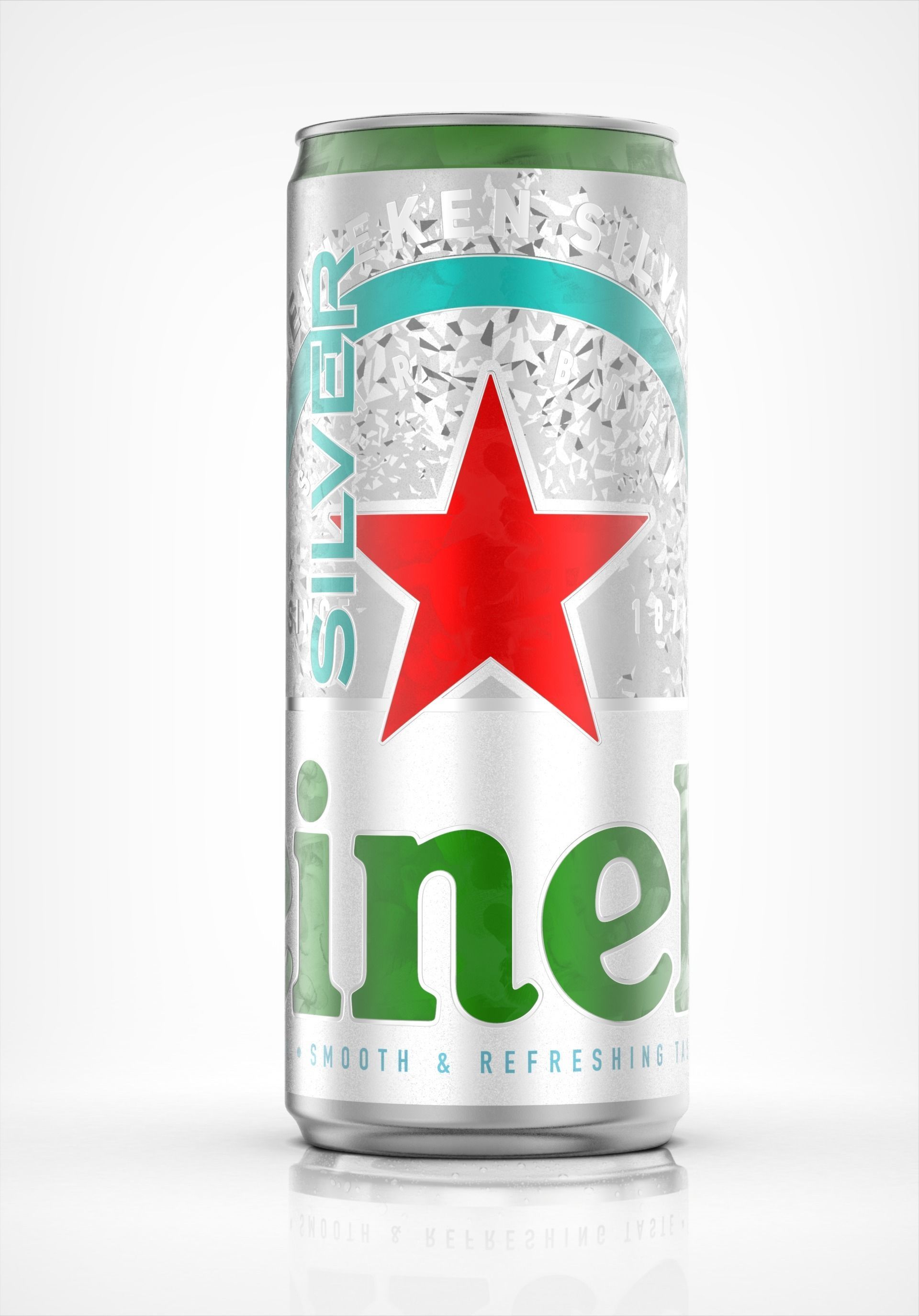 Heineken Silver Can 3D model 3D model_5