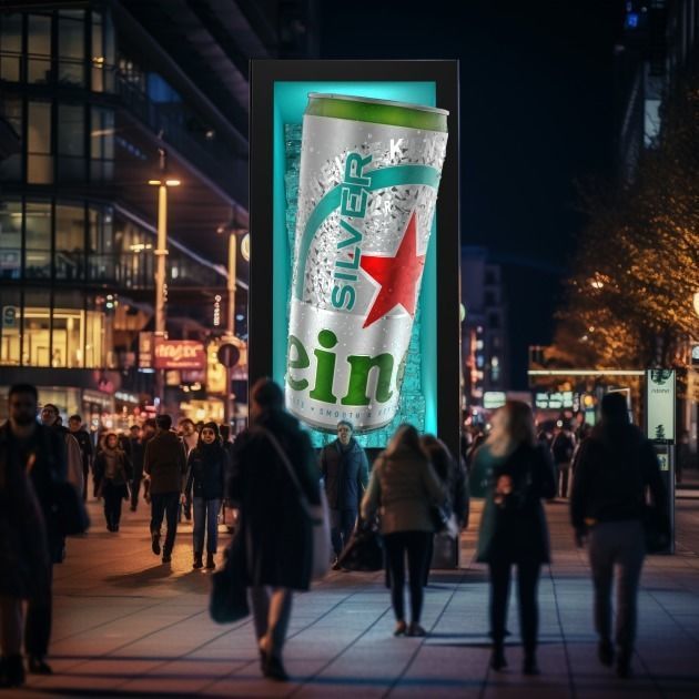 Heineken Silver Can 3D model 3D model_14