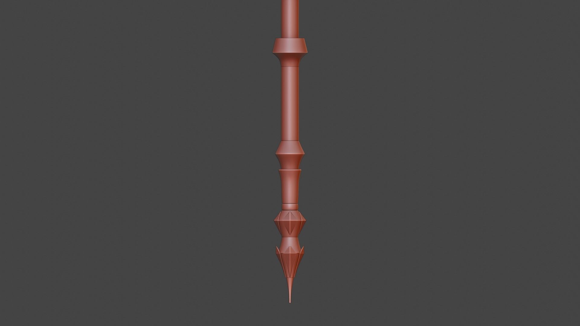 Arlecchino Spear -- Genshin Impact -- 3D Print Ready STL Files 3D print model_2
