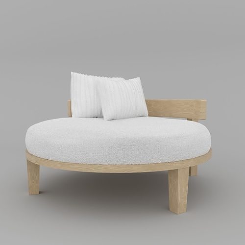Circular Armchair - Sillon circular 3D model