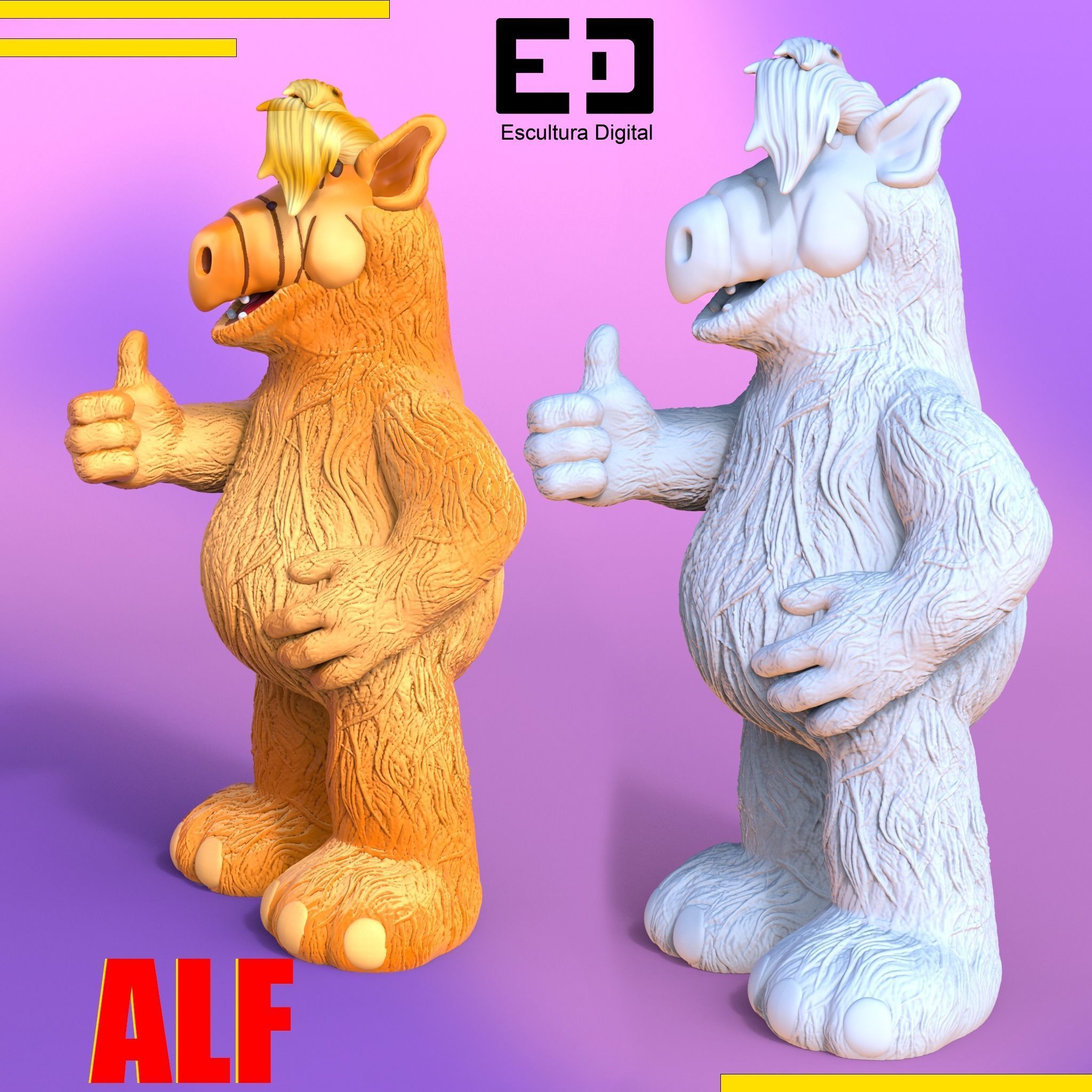 alf - ALF 3D print model_6