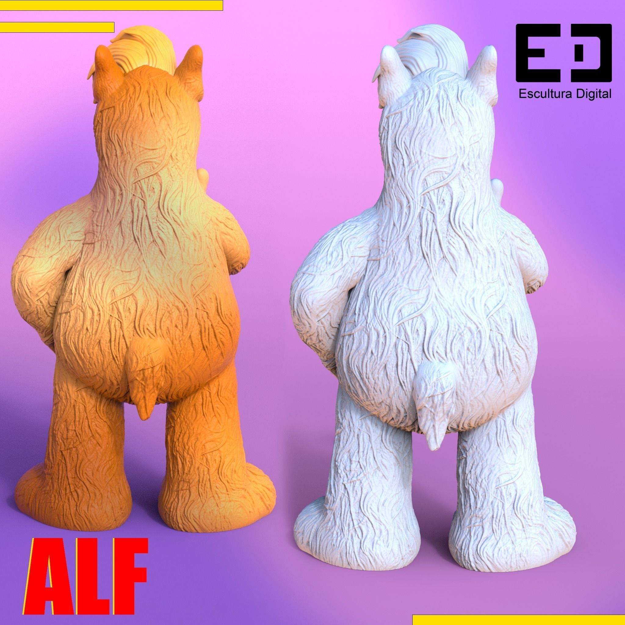 alf - ALF 3D print model_7
