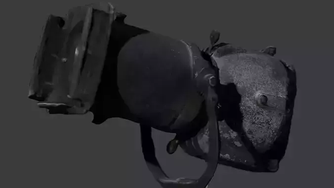 Vintage Stage Spot Light Damaged Weathered Old