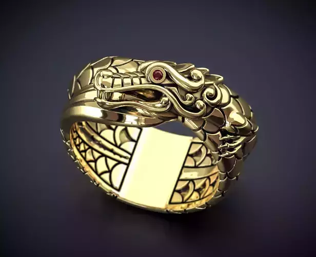 THE DRAGON RING Printable Model