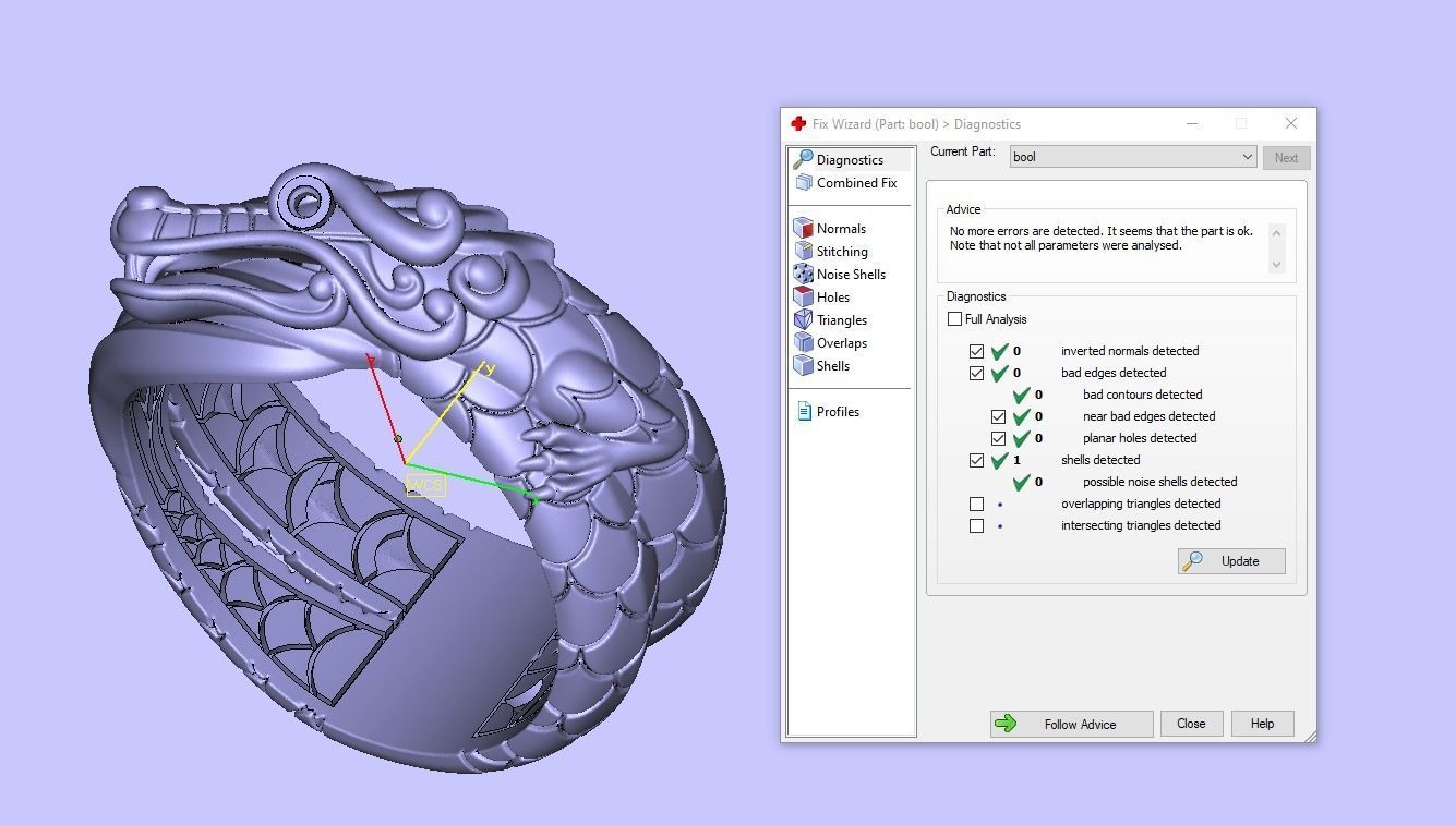 THE DRAGON RING Printable Model 3D print model_5