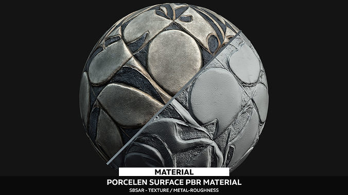 Porcelen Surface Material - PBR Texture