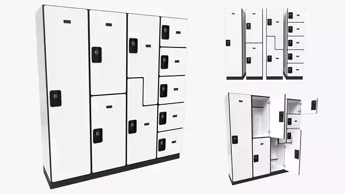 Locker 3D model